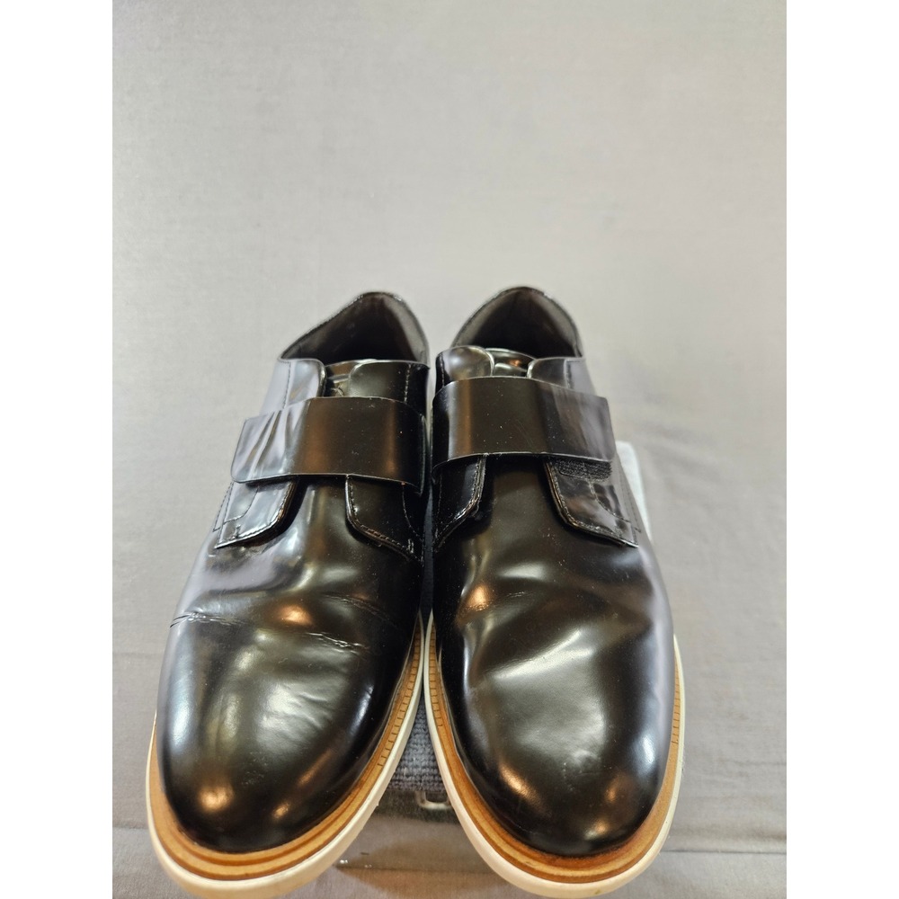 Cole Haan GrandEvolution Black Leather Strap Oxford Shoes W08364 Womens 8.5 B